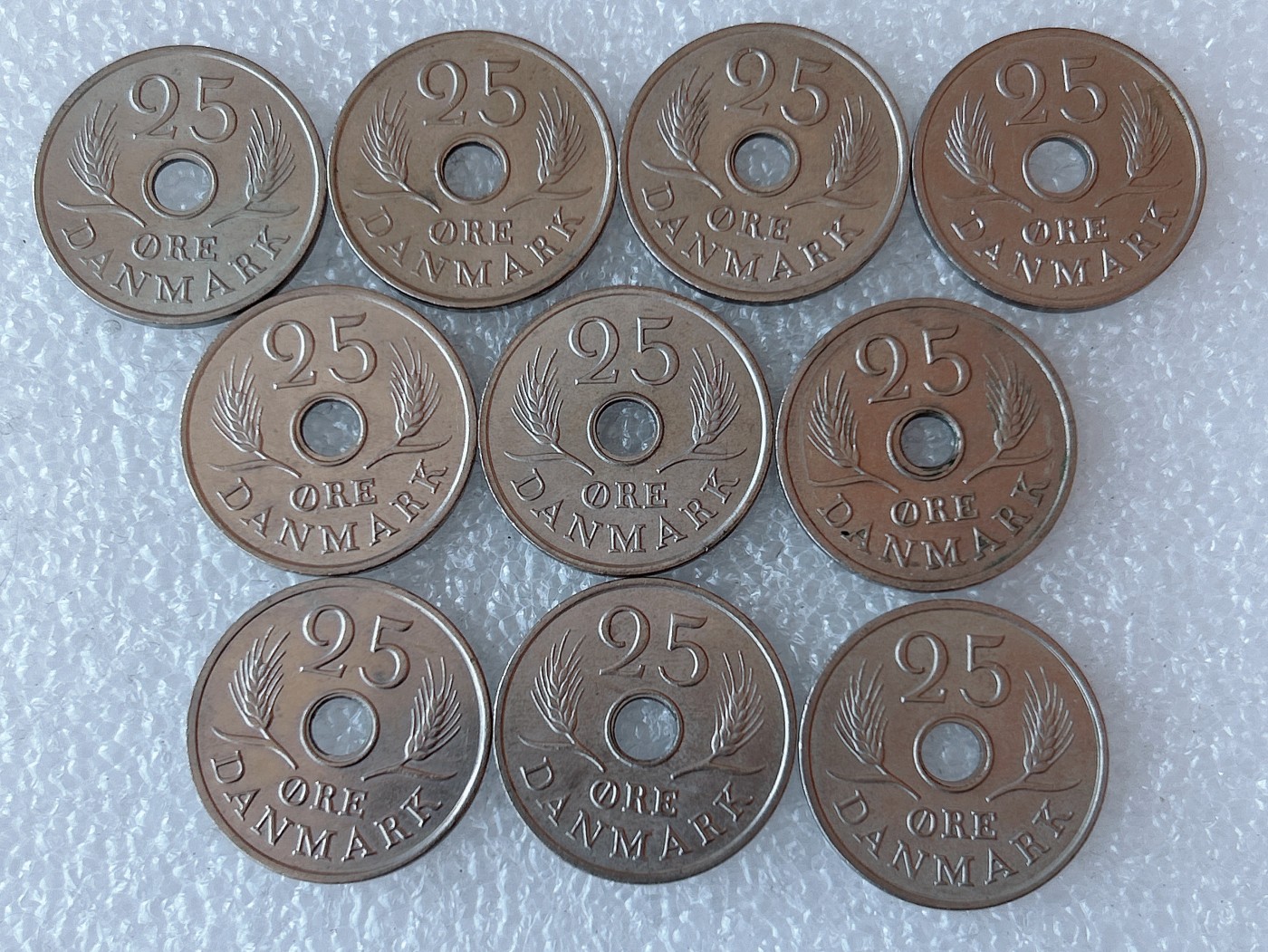 第一海外回流一元起拍收藏 散币专场 第73期 丹麦25欧尔 10枚