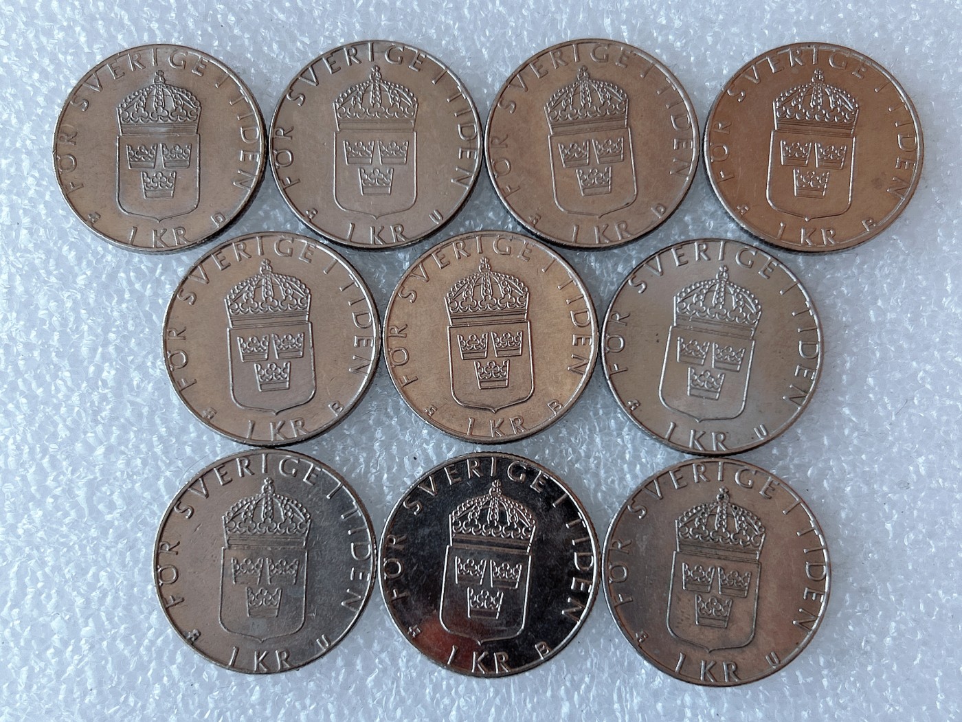 第一海外回流一元起拍收藏 散币专场 第73期 瑞典1克朗 10枚