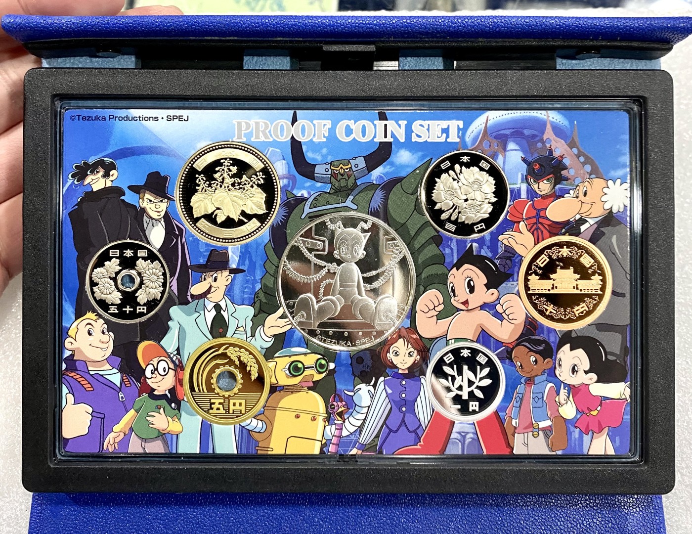 小白鼠 1 日本2003年阿童木精制流通套币 带20克银章