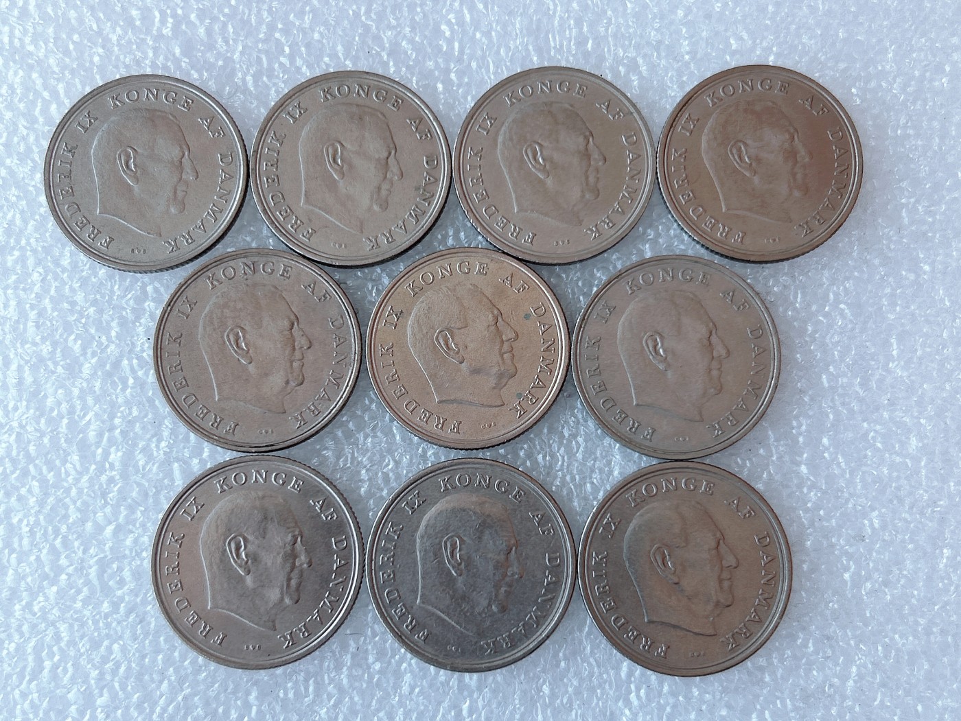 第一海外回流一元起拍收藏 散币专场 第73期 丹麦1克朗 弗雷德里克九世 10枚