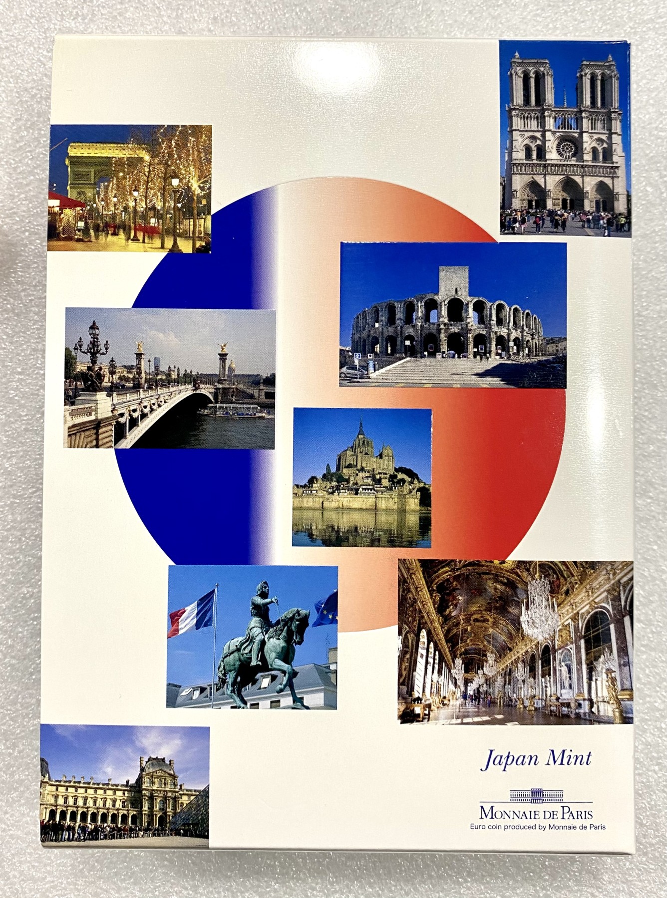 小白鼠 1 日本2008年日法交流150周年精制纪念套币 带22克大银币