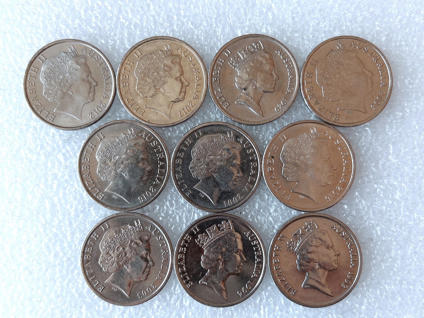 第一海外回流一元起拍收藏 散币专场 第73期 澳大利亚10分琴鸟 10枚