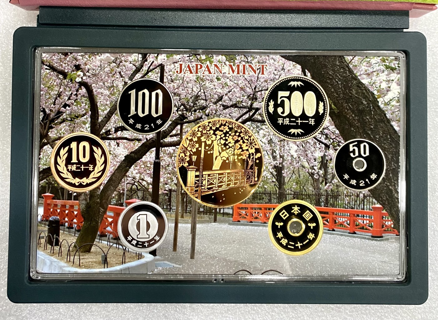 小白鼠 1 日本2009年樱花通路精制纪念套币 带大银章