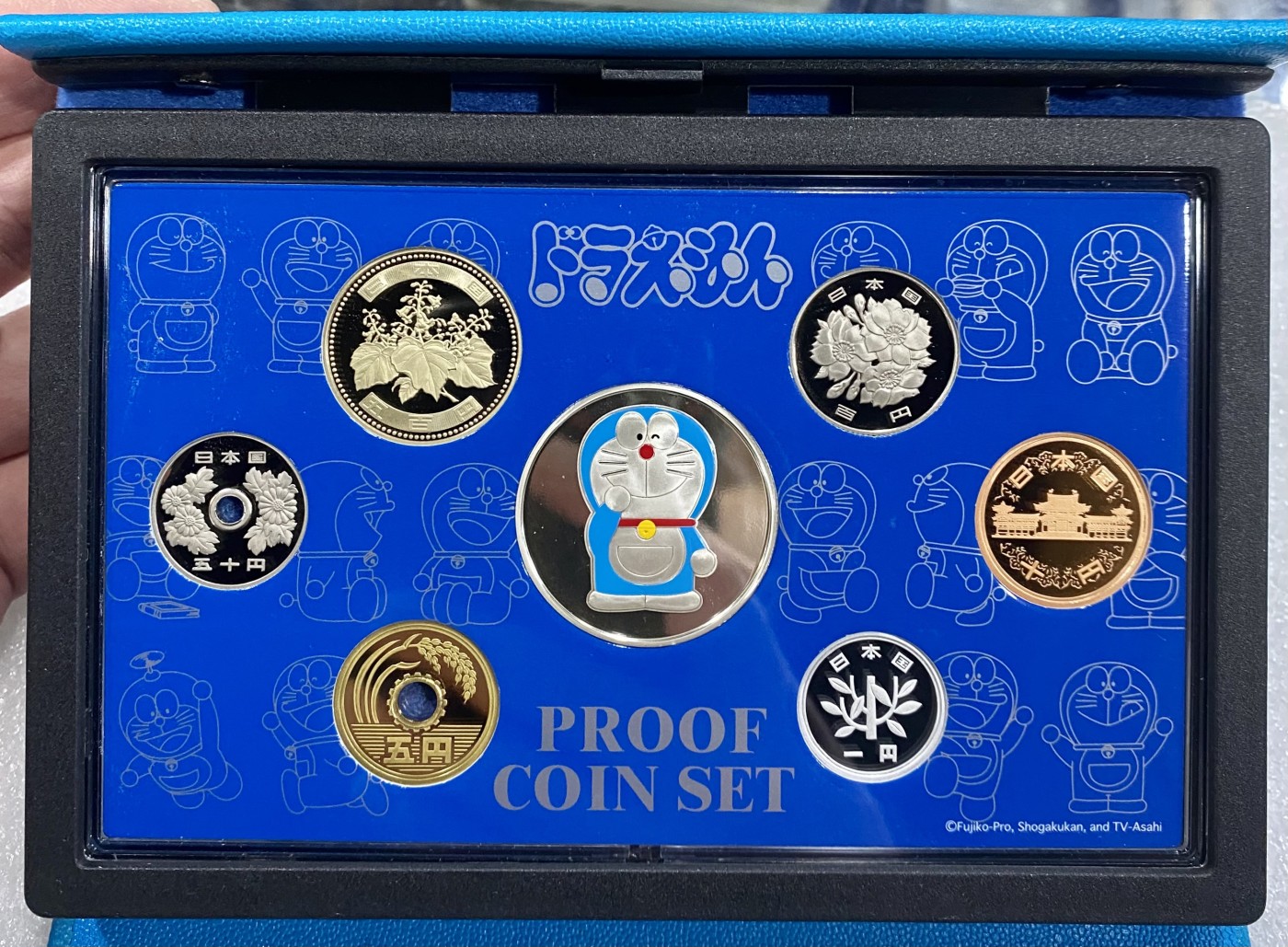 小白鼠 1 日本2005年机器猫精制流通纪念套币 带20克银章