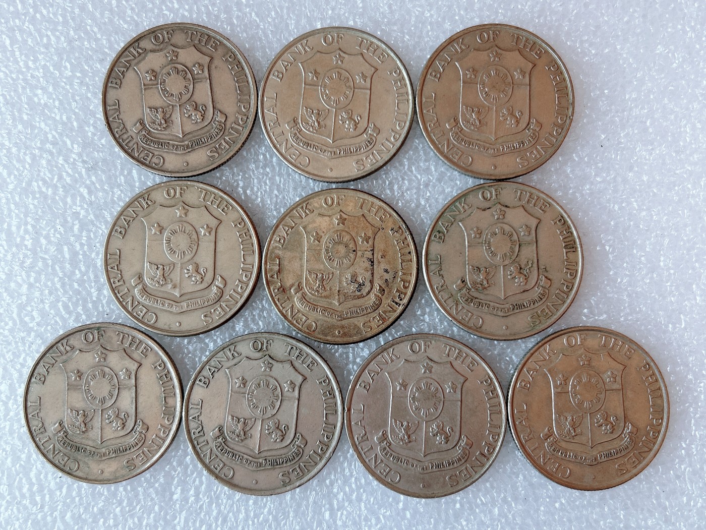 第一海外回流一元起拍收藏 散币专场 第73期 菲律宾50分火山女神 10枚