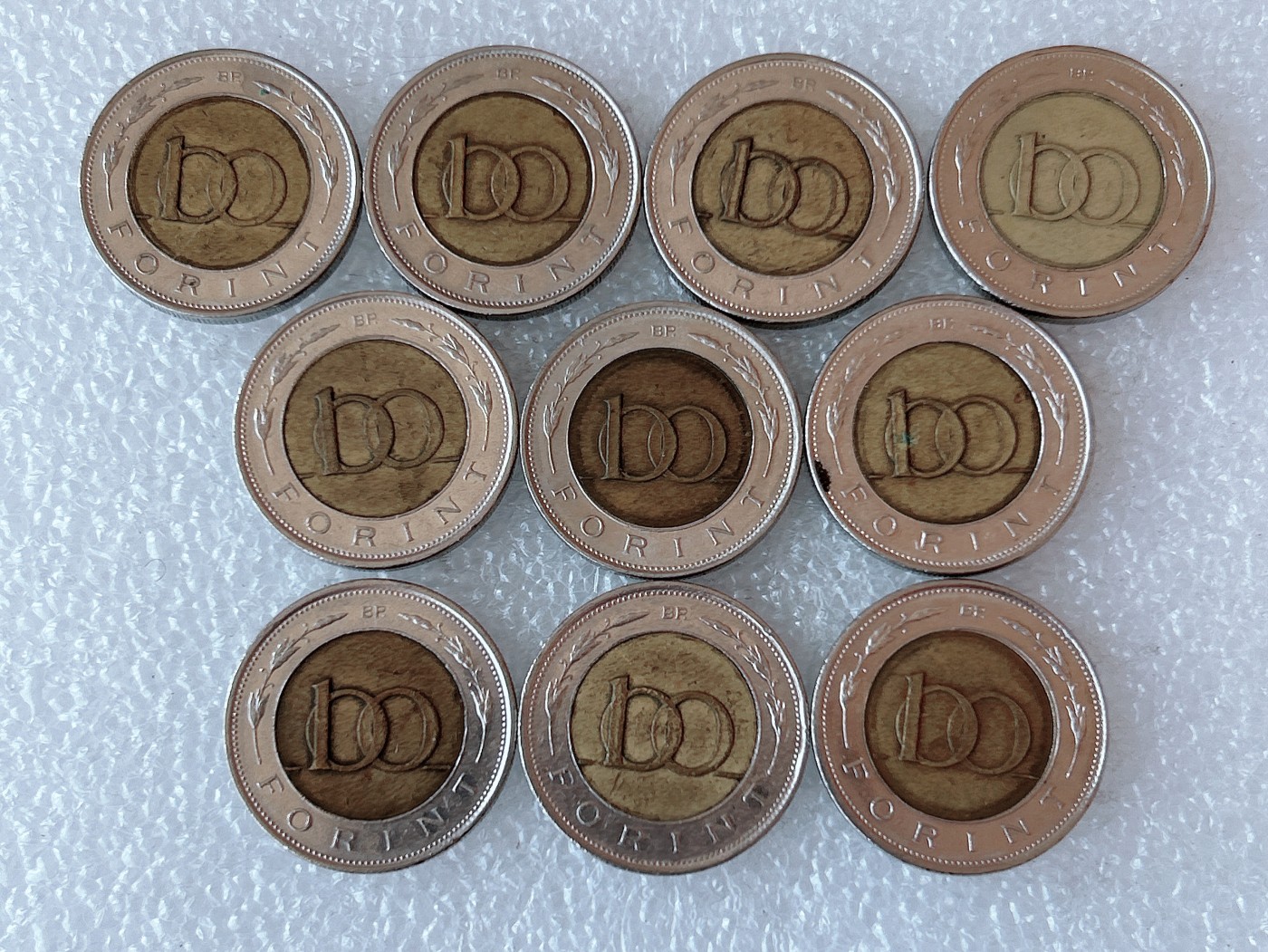 第一海外回流一元起拍收藏 散币专场 第73期 匈牙利100福林双色币 10枚