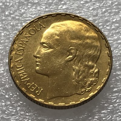 外币初藏 限时场首拍 - 西班牙1937年1比塞塔