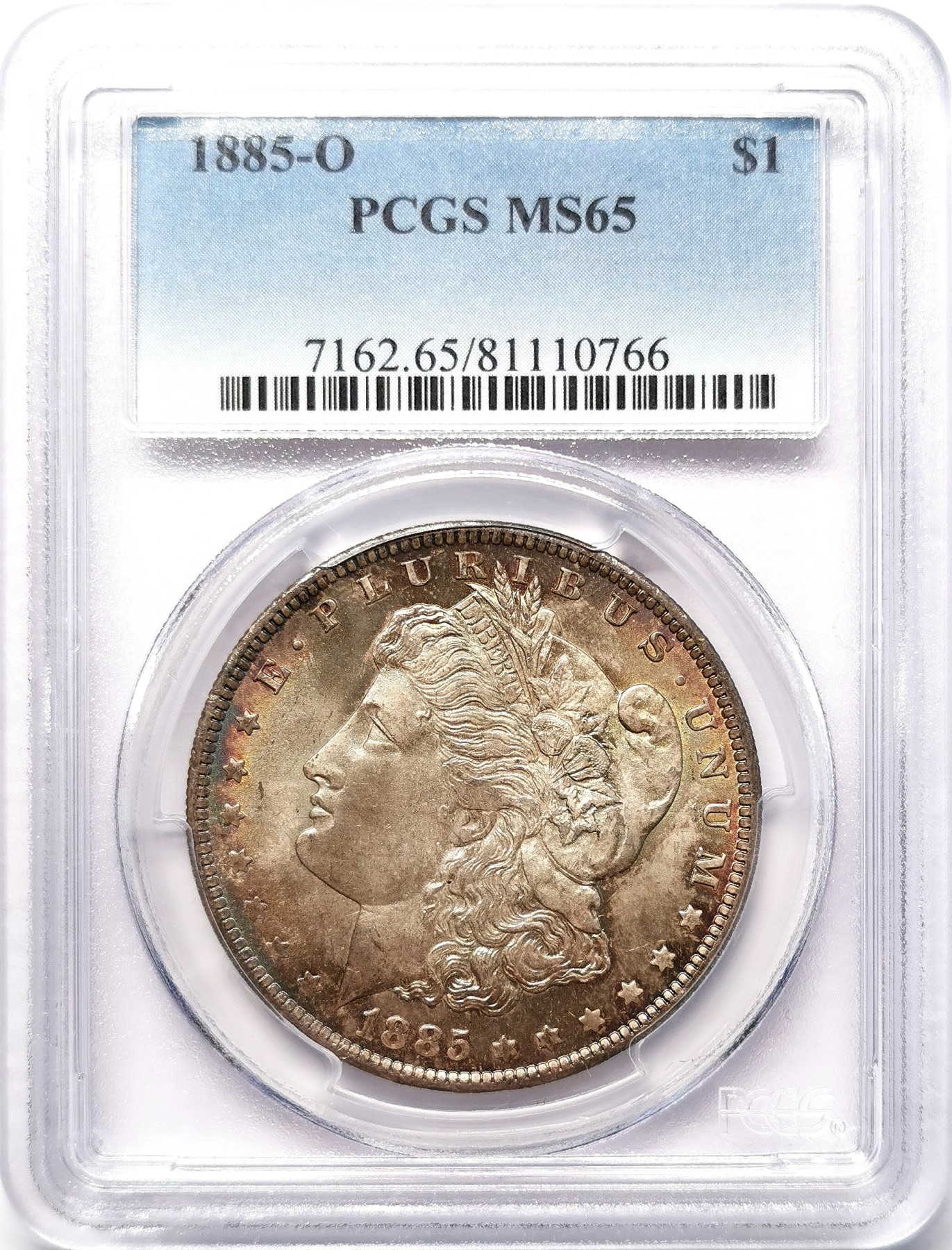 凡希社世界钱币微拍第二百六十四期 1885O美国摩根壹元PCGS-MS65