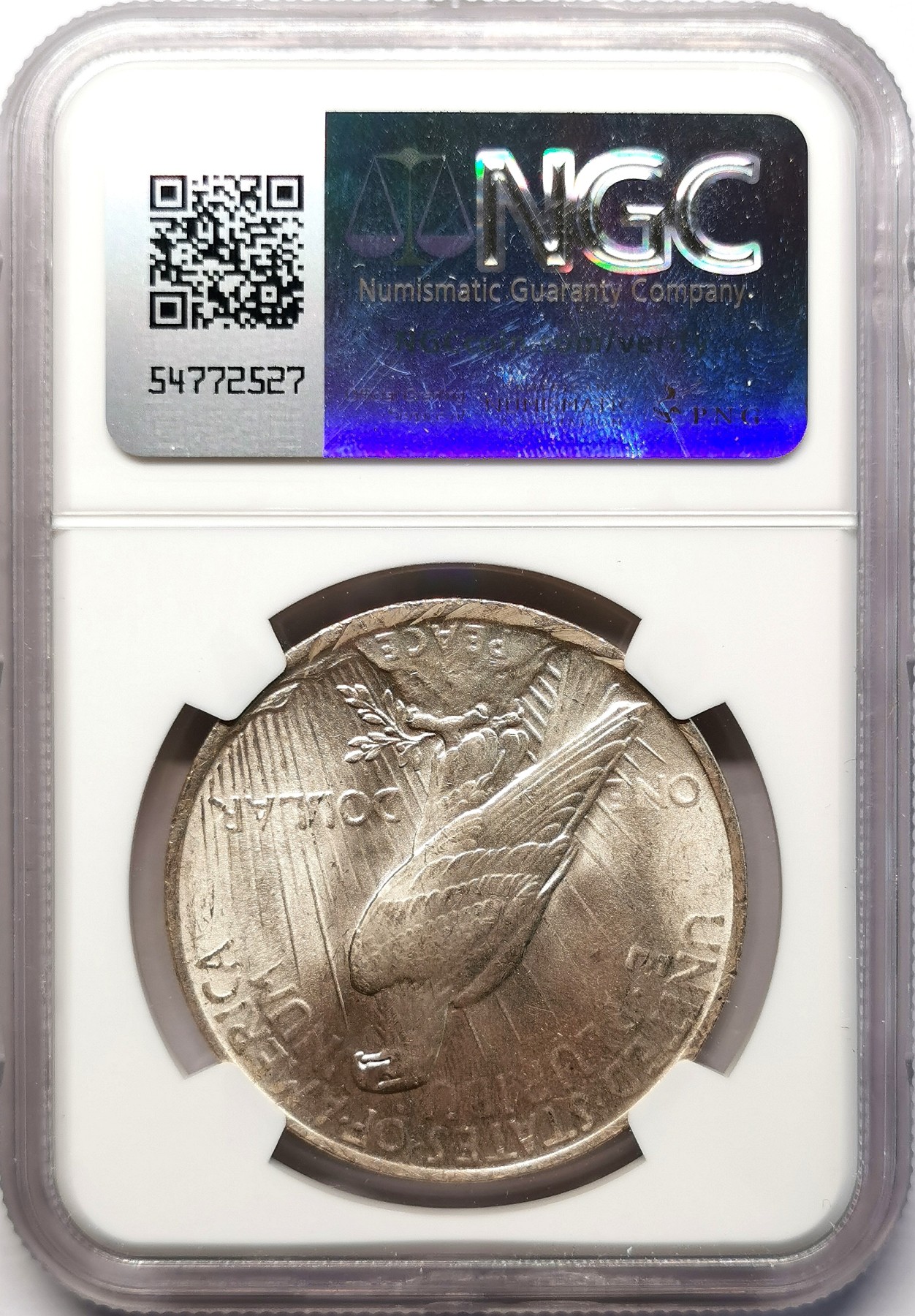 凡希社世界钱币微拍第二百六十四期 1923美国和平壹元NGC-MS64