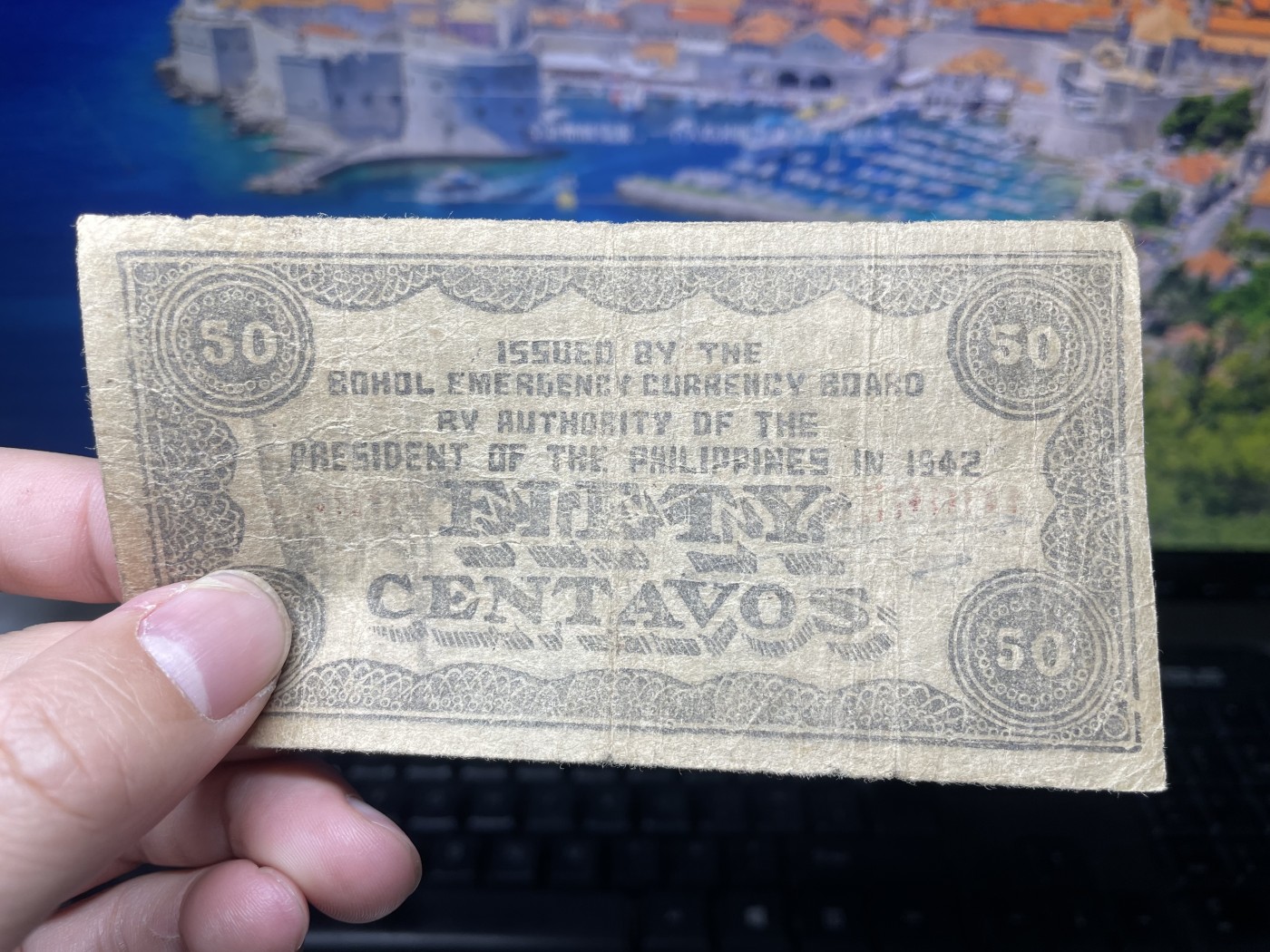 本期拍完结算-2024年集古藏今外币拍卖第二期-第10场-特殊纸币专场（总第20拍） 1942年菲律宾临时政府50分