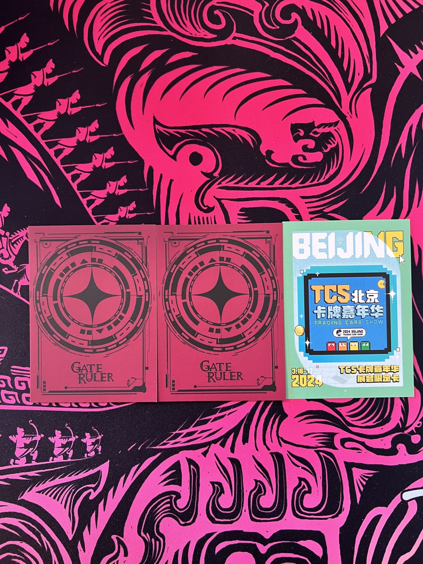 锦色铺子的卡拍 第十五期 中福第四届卡展专场 TCS卡牌嘉年华展会限定卡 3 张