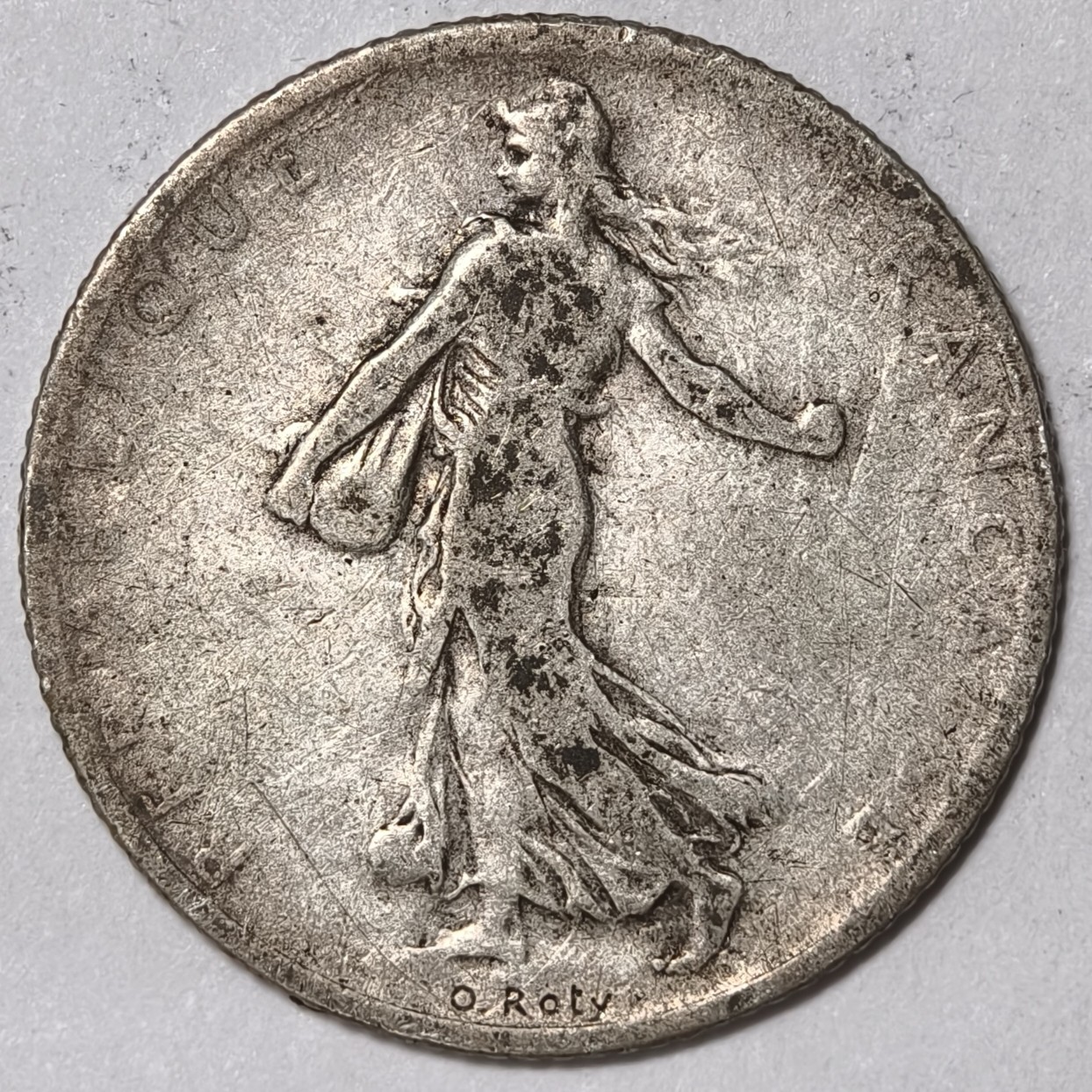 紫瑗钱币——第332期拍卖 法国 1898年 播种女神 1法郎 5克 0.835银