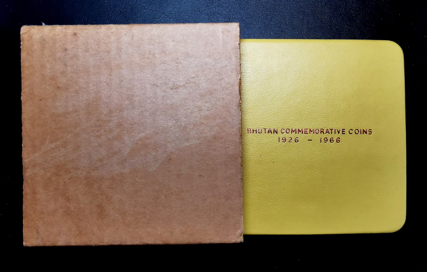 凡希社世界钱币微拍第二百六十四期 1966不丹国王吉美旺秋精铸PS四枚套PCGS-PR66/67CAM附原盒证书！