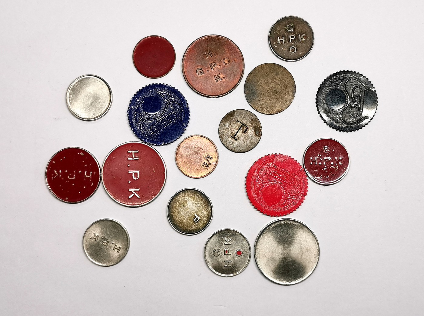 凡希社世界钱币微拍第二百六十四期 代用币一组十七枚