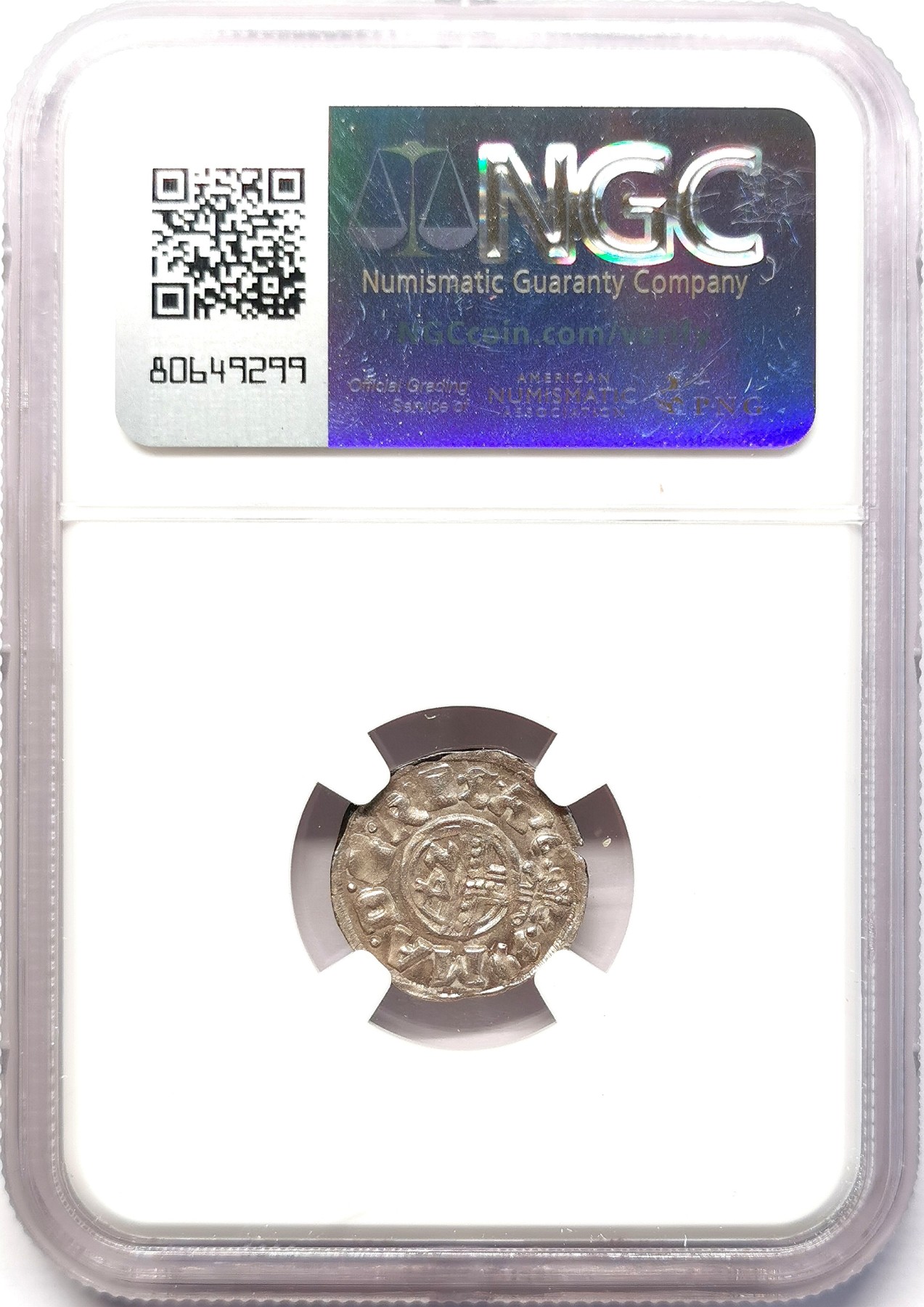 凡希社世界钱币微拍第二百六十四期 1619布伦瑞克-沃芬伯特1/24泰勒银币NGC-MS61 难得一见的银光未流通品！