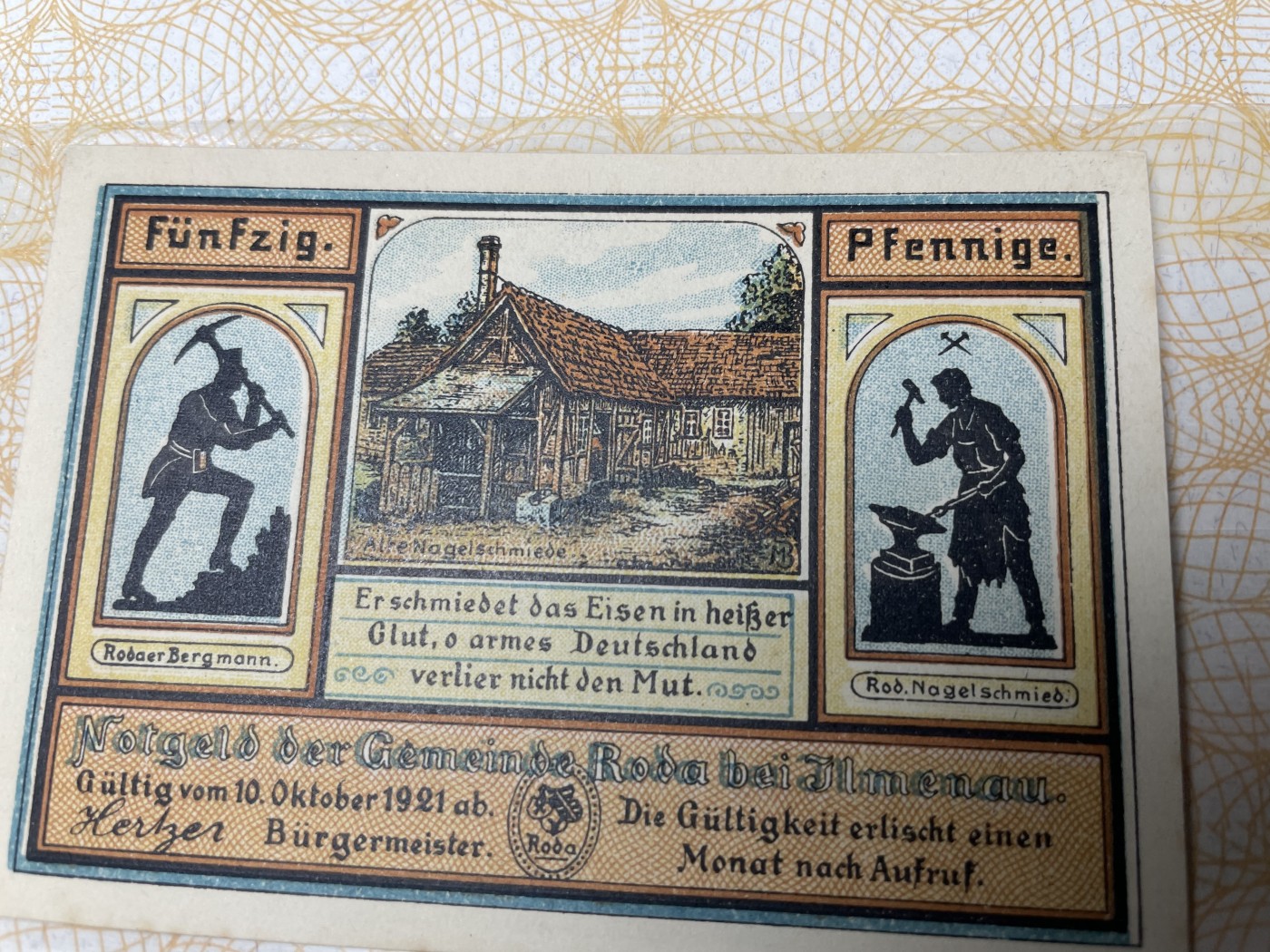 本期拍完结算-2024年集古藏今外币拍卖第二期-第10场-特殊纸币专场（总第20拍） 近全新一战德国紧急状态纸币