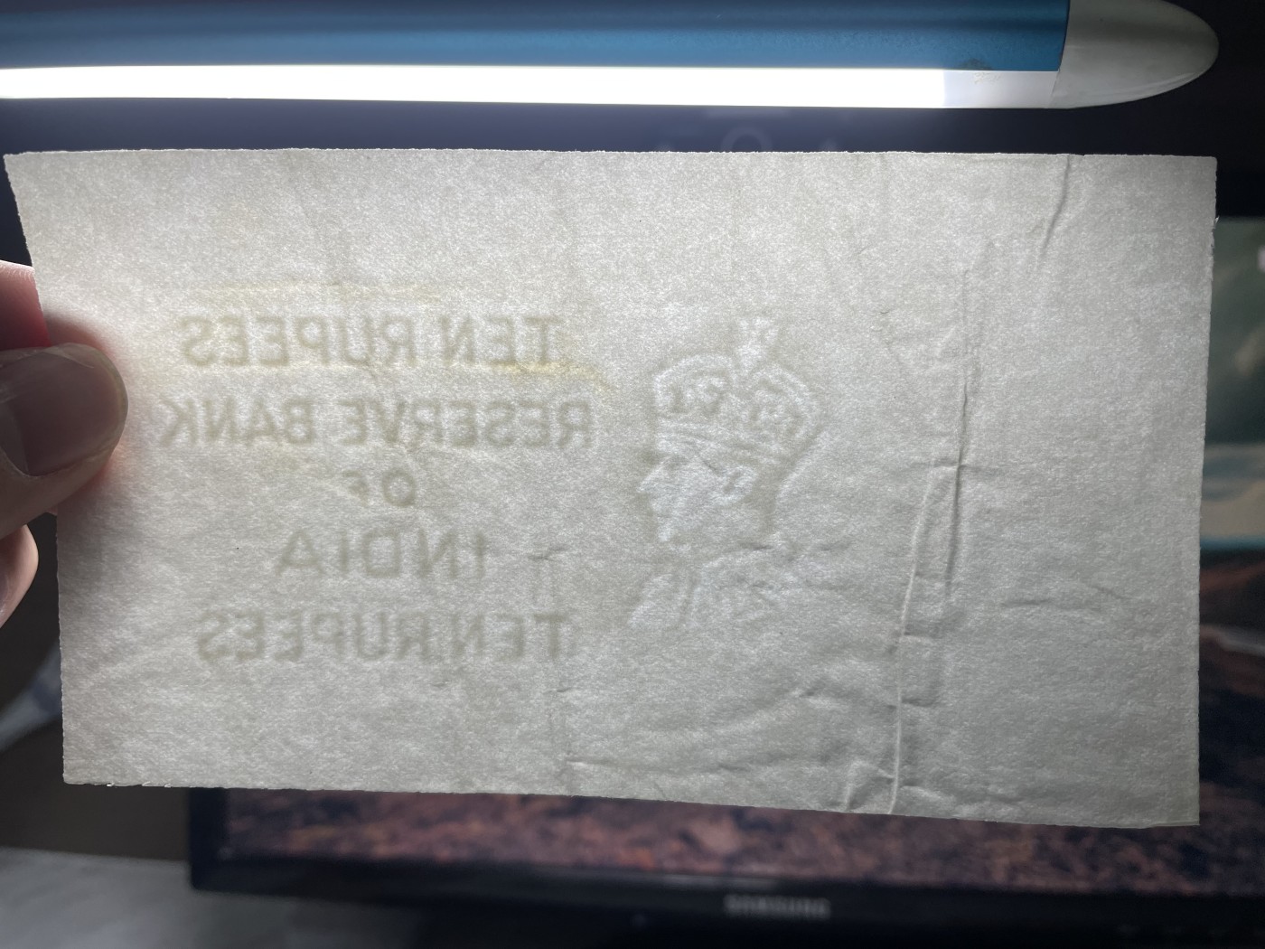 本期拍完结算-2024年集古藏今外币拍卖第二期-第10场-特殊纸币专场（总第20拍） 罕见巴基斯坦印度储备银行半成品纸币—沉睡海底50年打捞出水