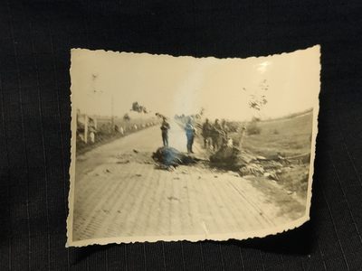 德二德三照片明信片专场 - 德三陆军原品照片（有损）背后文字 编号