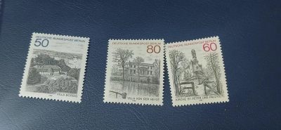 德国邮票专场，都是套票！ - 德国邮票一套，1982年发行，旅游风光建筑邮票第4组3全，品相如图