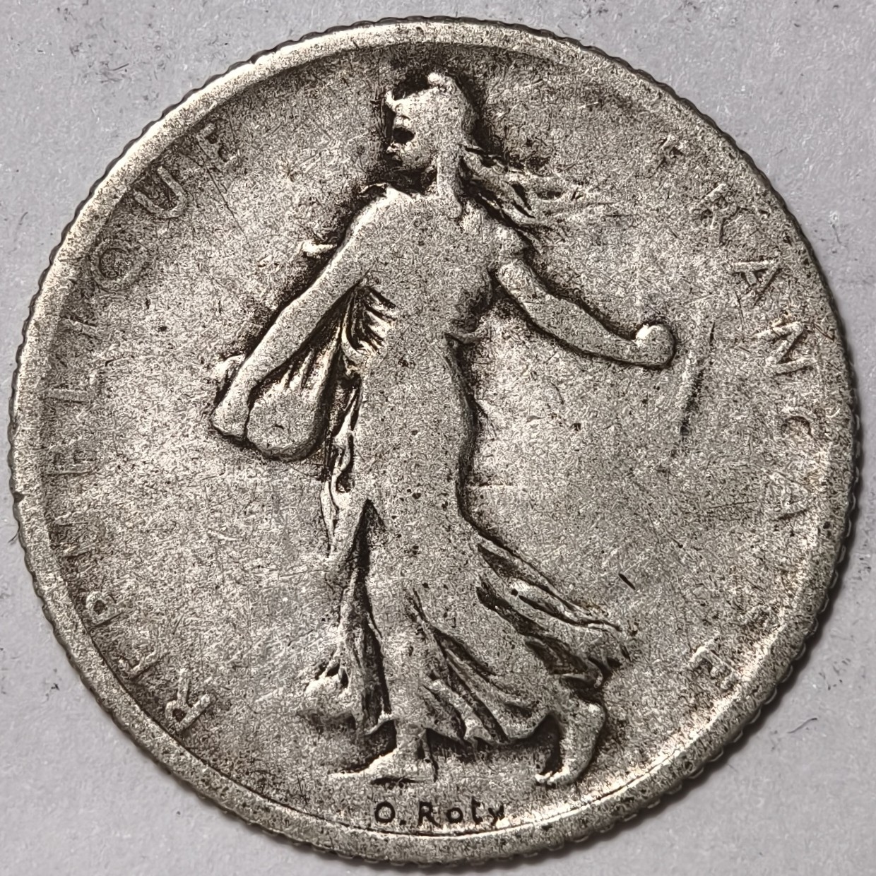 紫瑗钱币——第332期拍卖 法国 1901年 播种女神 1法郎 5克 0.835银