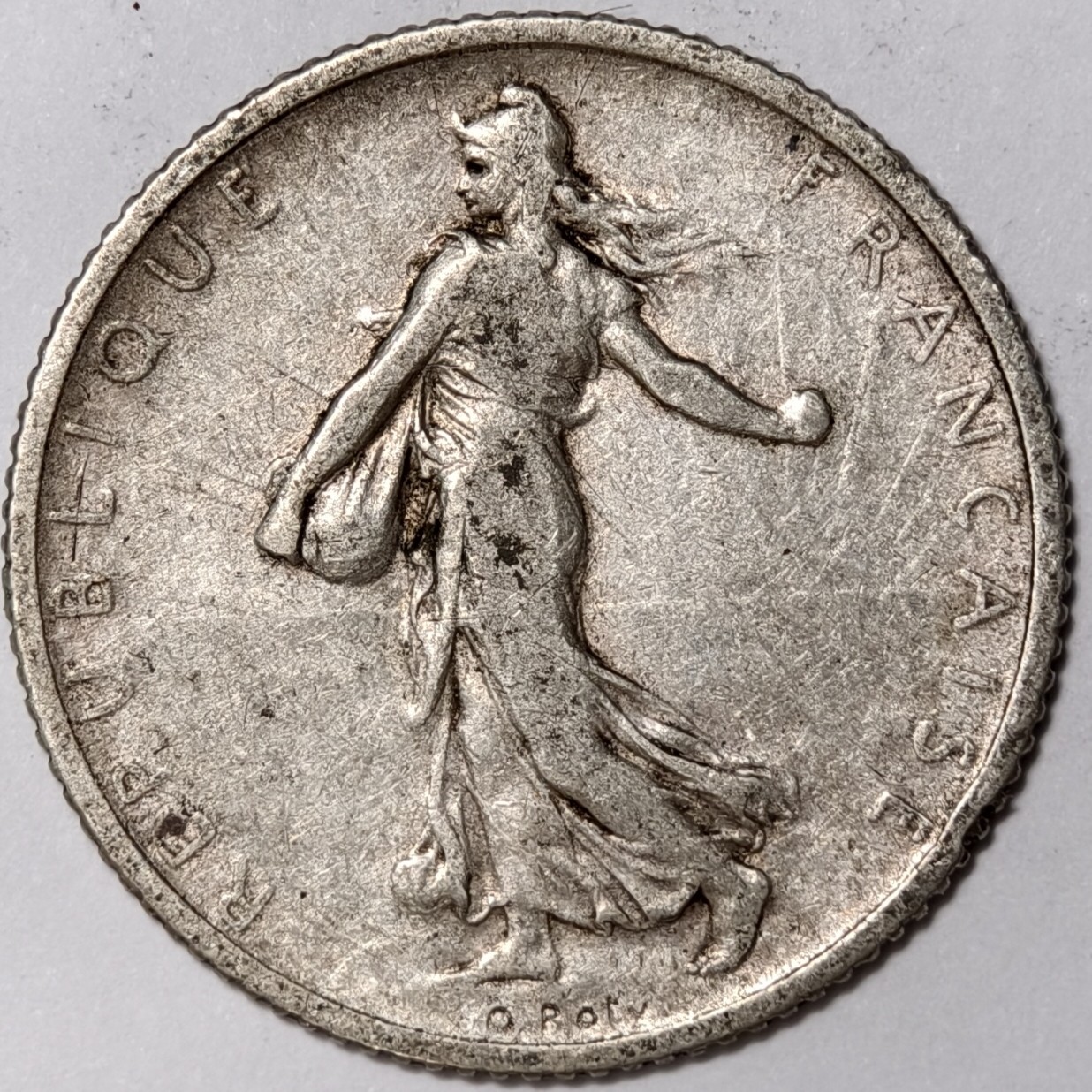 紫瑗钱币——第332期拍卖 法国 1905年 播种女神 1法郎 5克 0.835银