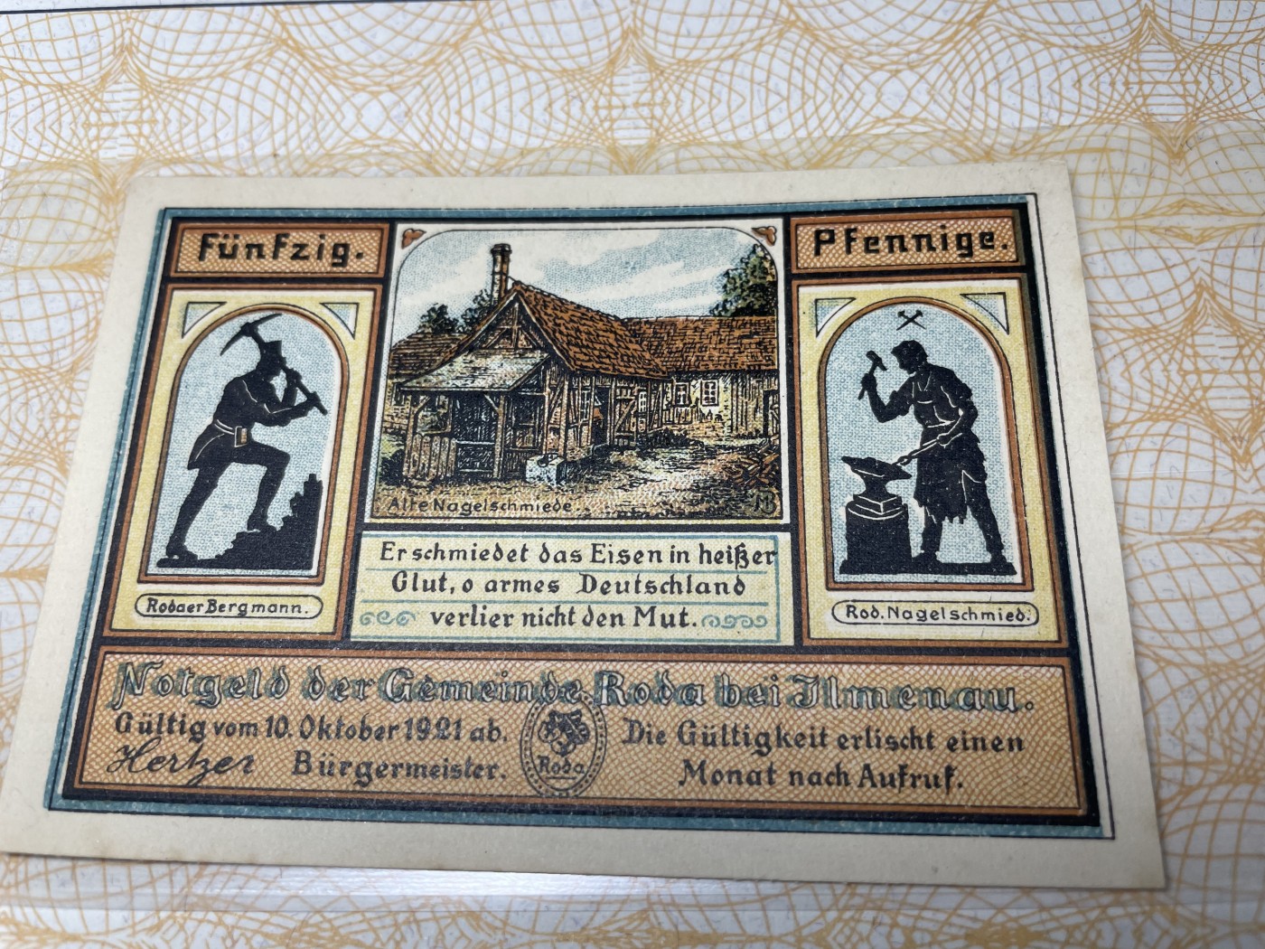 本期拍完结算-2024年集古藏今外币拍卖第二期-第10场-特殊纸币专场（总第20拍） 近全新一战德国紧急状态纸币