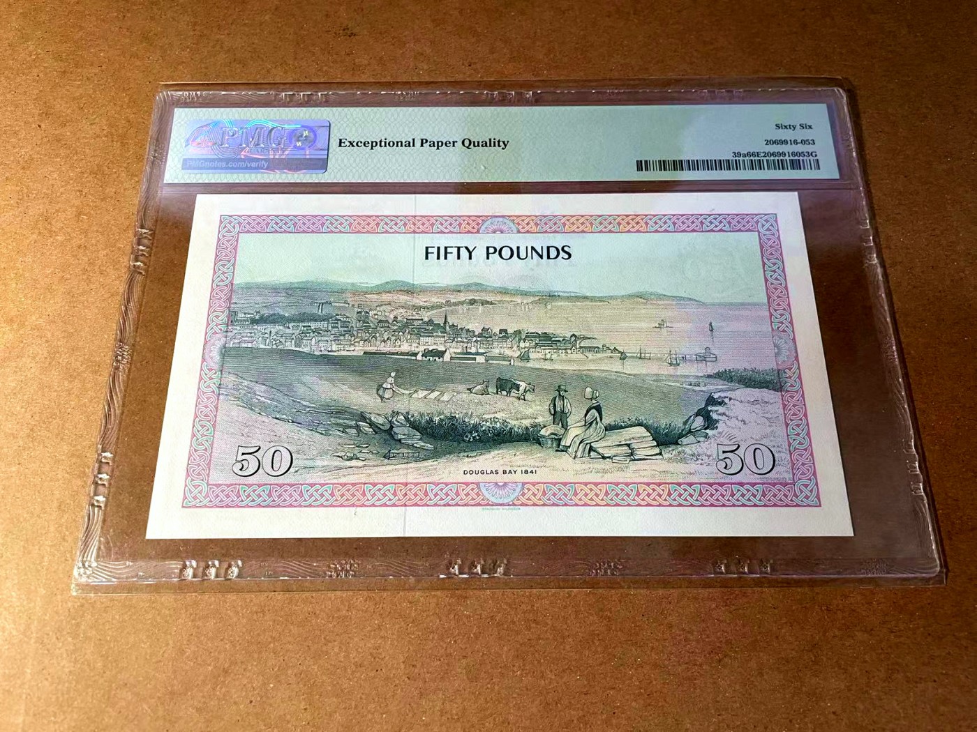 【Blue Auction】✨世界纸币精拍第451期【精】 马恩岛 1983年50镑 女王 PMG66EPQ 