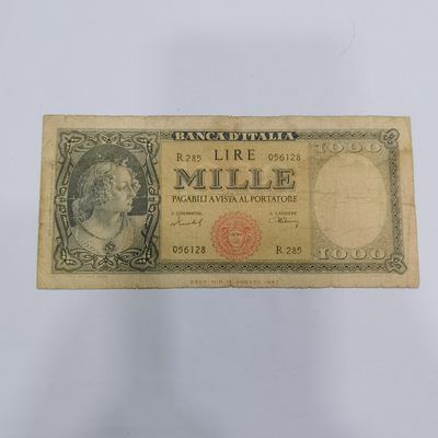 各国外币第27期 - 意大利1000里拉1947年 