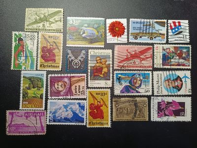 【君缘收藏】第49期↙↙↙↙无佣金、可寄存、满10元包邮  - 福利，美国邮票一组