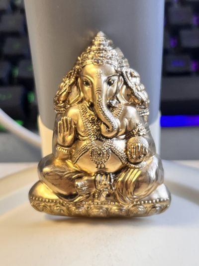 【海寧潮】库克2019年佛像2印度象头神迦尼萨3盎司镀金银币原价3200元