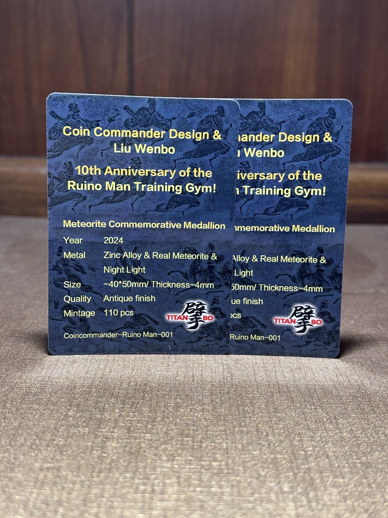 CSIS-GREAT评级精品钱币拍卖第二百三十九期 Coincommander 2024年全国钱币收藏联盟外国钱币委员会犀牛人格斗训练馆成立10周年夜光仿古电镀红铜异形镶嵌陨石纪念章CSIS