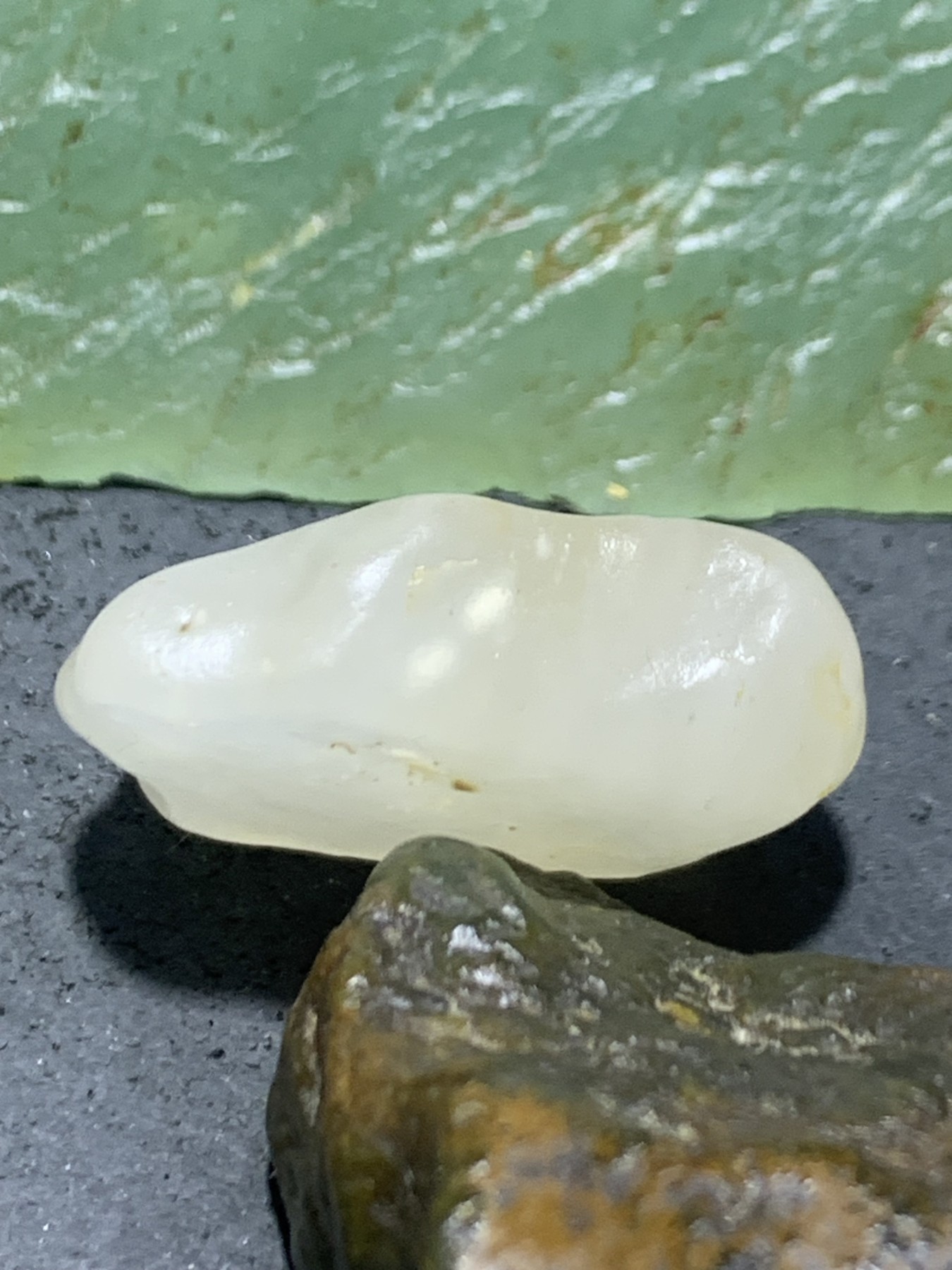 精美天然地表宝石光金丝玉原石一块