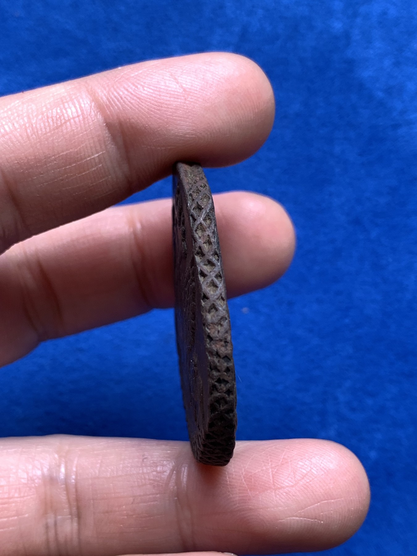 《竞宝斋》第251场-周日，周一2场连拍 (全场包邮) （少见厂标）1796年沙俄叶卡捷琳娜二世5戈比铜币 执政末年发行，大特年、 AM少见厂标（字口清晰，局部弱打） 约50.4克