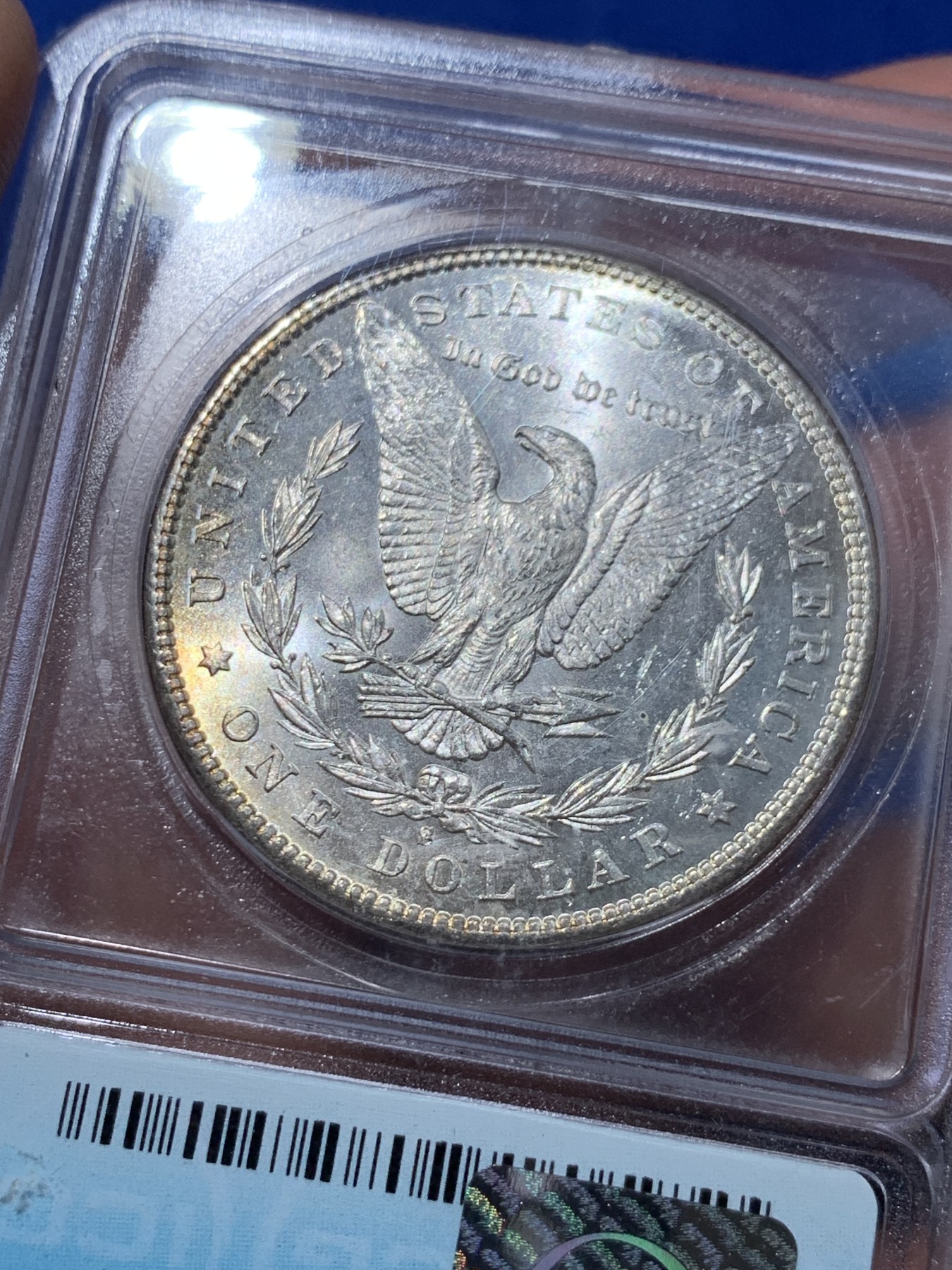 《竞宝斋》第251场-周日，周一2场连拍 (全场包邮) ICG MS64 美国1881-S摩根1美元银币