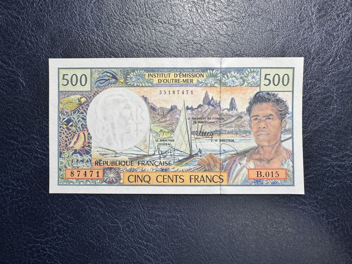 收藏联盟Quantum Auction 第333期拍卖  法属太平洋1992-2012年500法郎 品相UNC 角微瑕