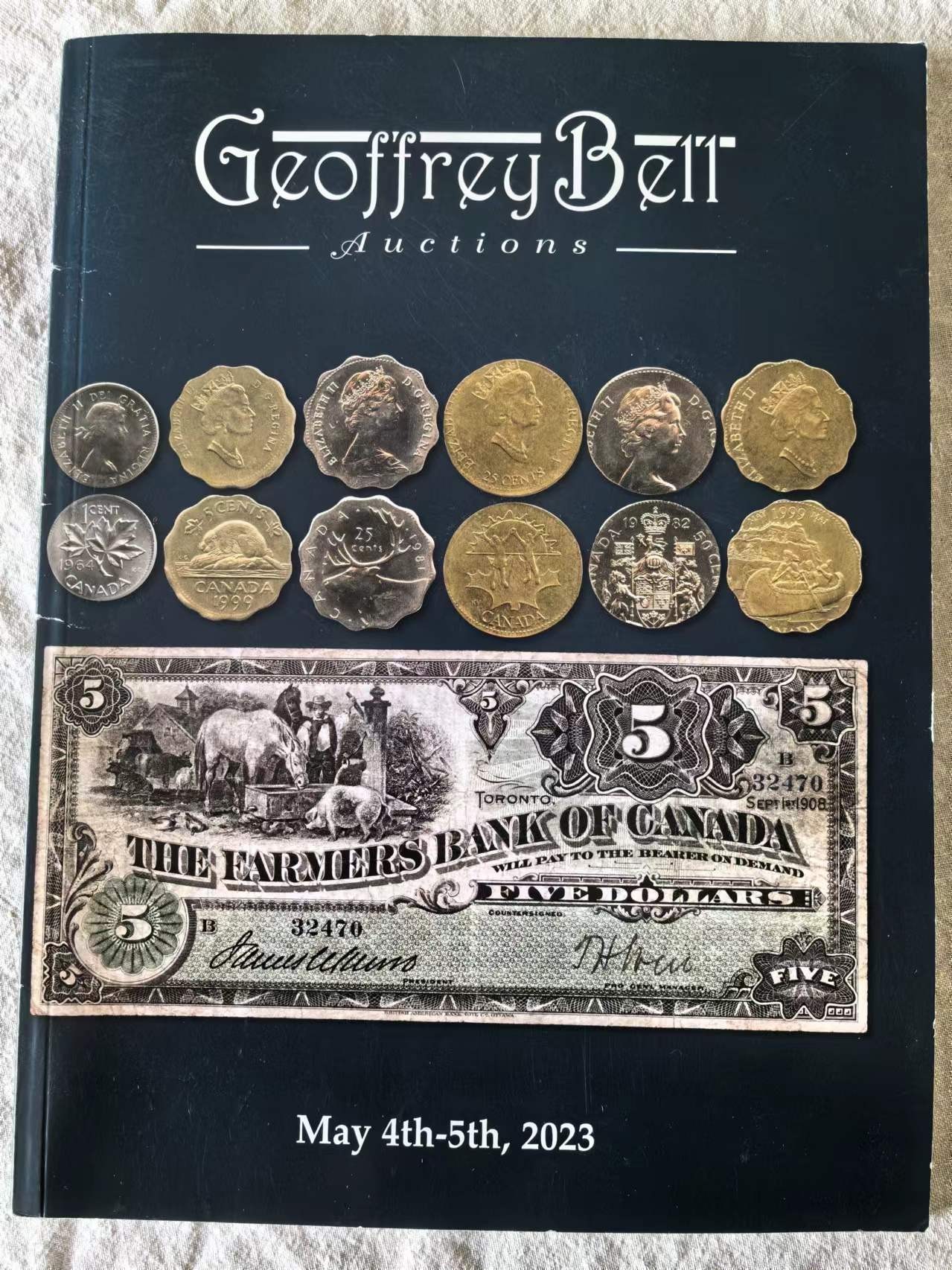 钱币目录专场第二十三期（购多本需按实际支出补邮费） 加拿大钱币拍卖目录