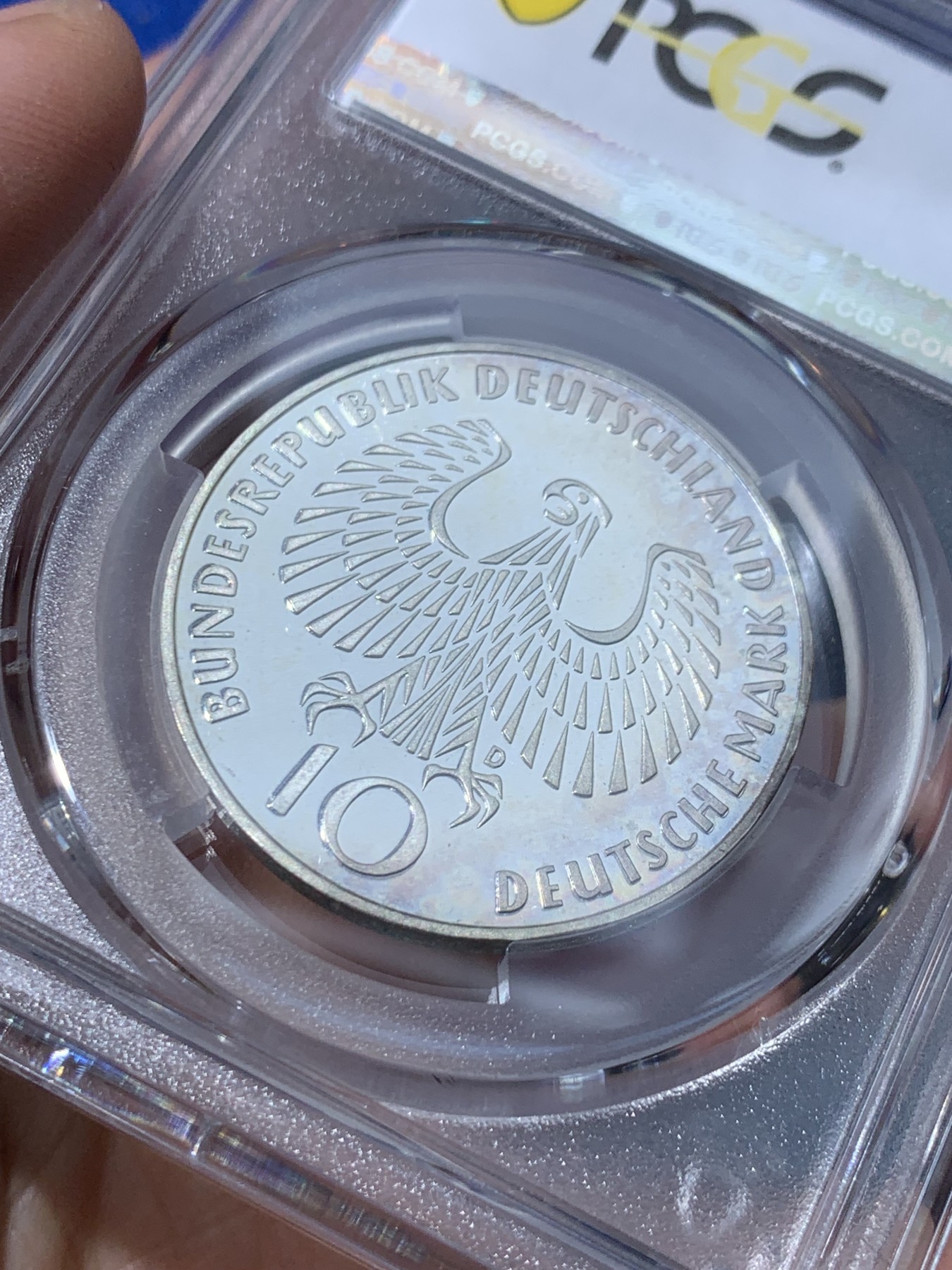 《竞宝斋》第251场-周日，周一2场连拍 (全场包邮) PCGS PR66DCAM 德国1972年慕尼黑奥运会纪念精制银币，高分可藏