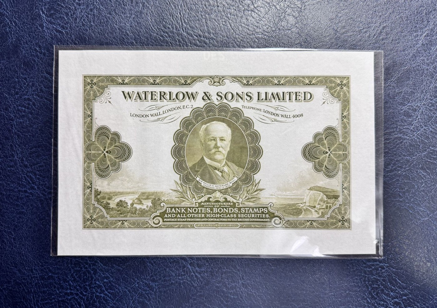 收藏联盟Quantum Auction 第333期拍卖  英国华德路公司自印雕刻样板画 品相全新