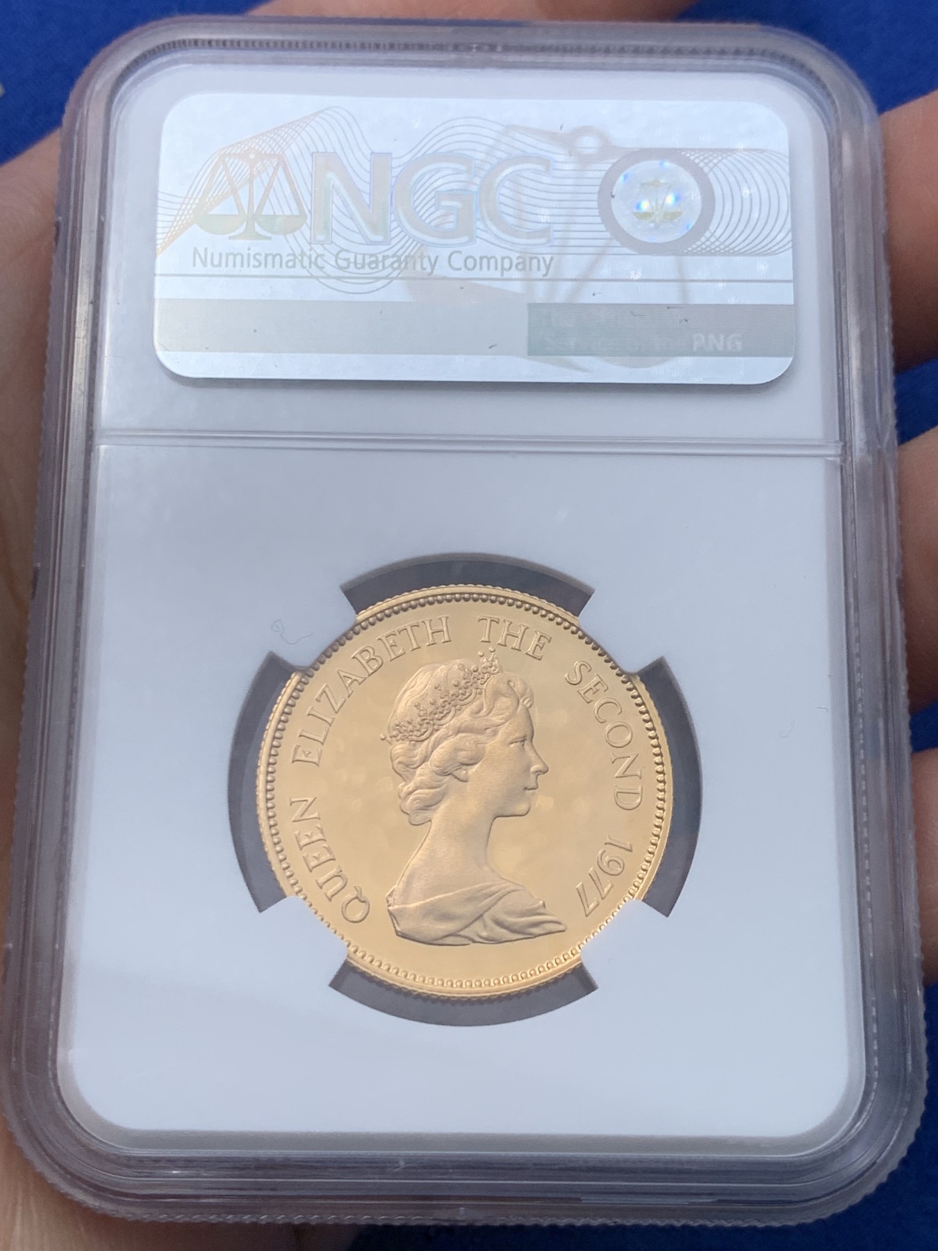 《竞宝斋》第251场-周日，周一2场连拍 (全场包邮) NGC-PF68UC 香港1977年蛇年千元精制金币 口吐仙气瑞蛇 蛇年精制铸造量为普制一半 金价持续走高 15.97克 917金
