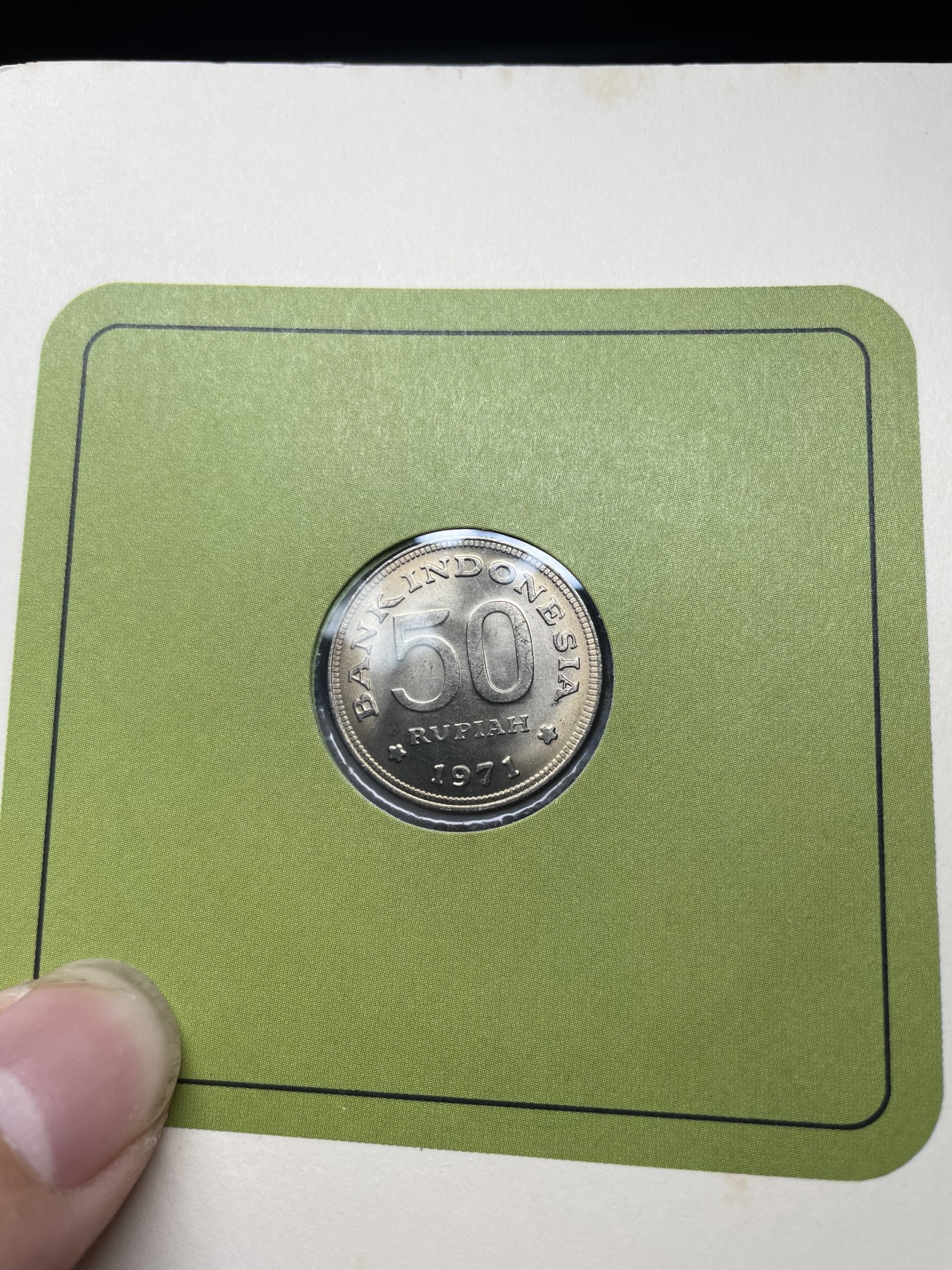 2024年集古藏今外币拍卖第三期-第1场—硬币上的鸟类专场（总第21拍） 1971年印度尼西亚50分—大天堂鸟