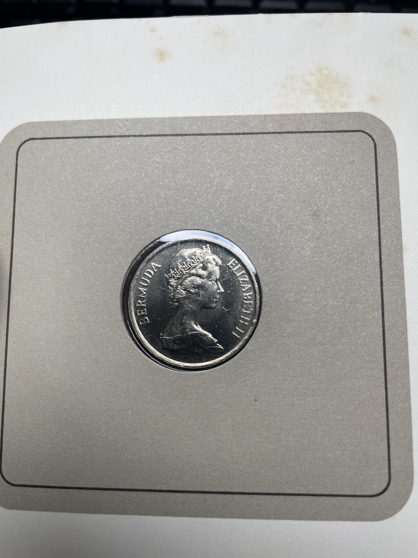 2024年集古藏今外币拍卖第三期-第1场—硬币上的鸟类专场（总第21拍） 1981年英属百慕大25分—黄嘴热带鸟