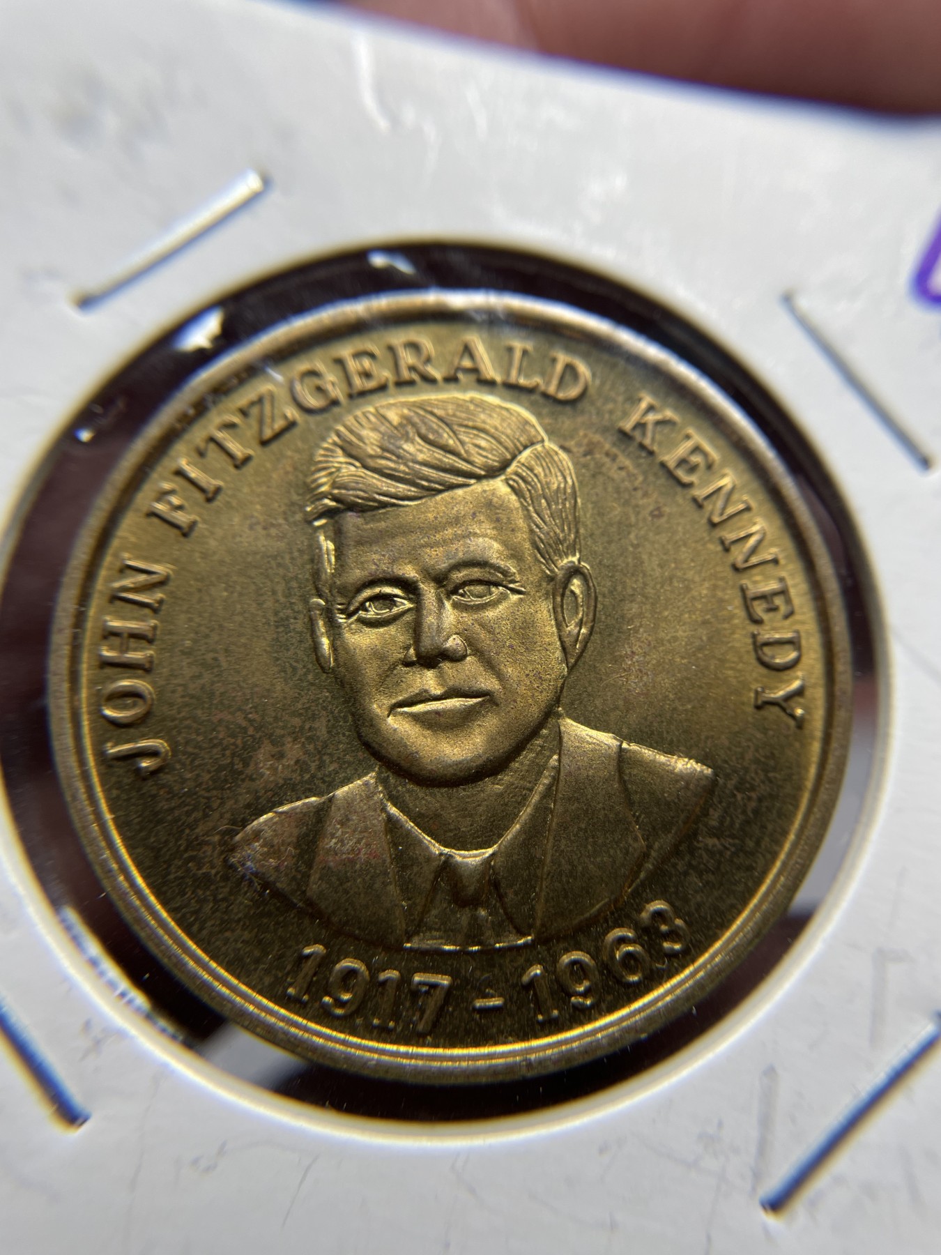 2024年集古藏今外币拍卖第三期-第2场—纪念章专场（总第22拍） 肯尼迪纪念章