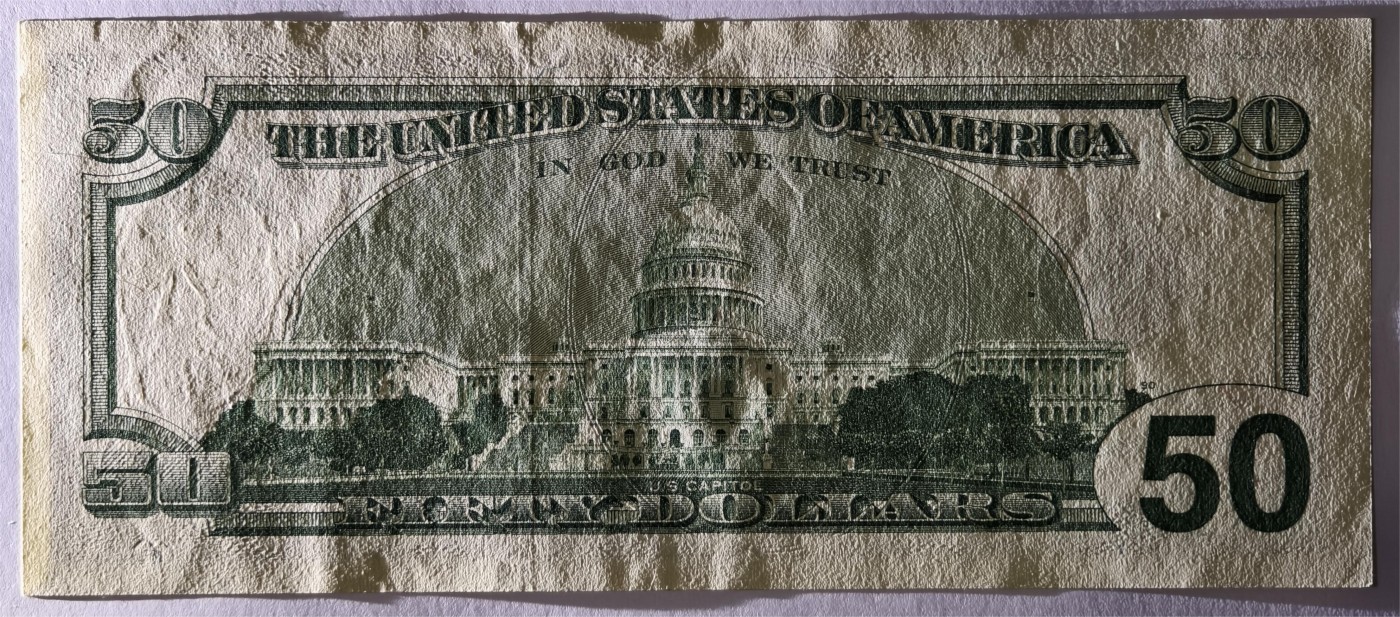 紫瑗钱币——第333期拍卖——纸币场 美国 1996年 B版 无序列 尤里西斯·辛普森·格兰特 大头版 50美元 UNC