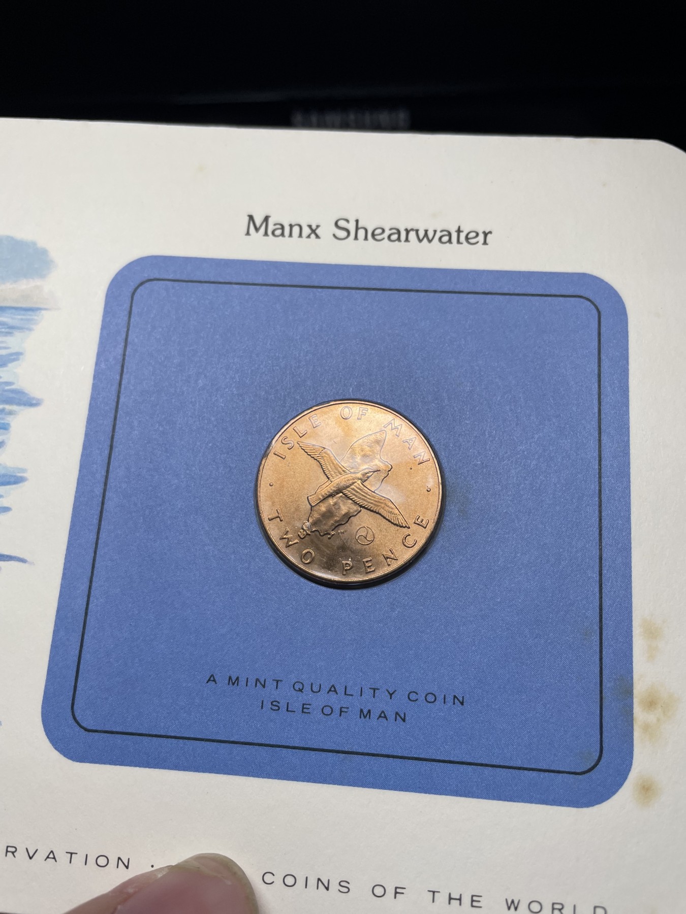 2024年集古藏今外币拍卖第三期-第1场—硬币上的鸟类专场（总第21拍） 1979年英属马恩岛2便士—大西洋鹱