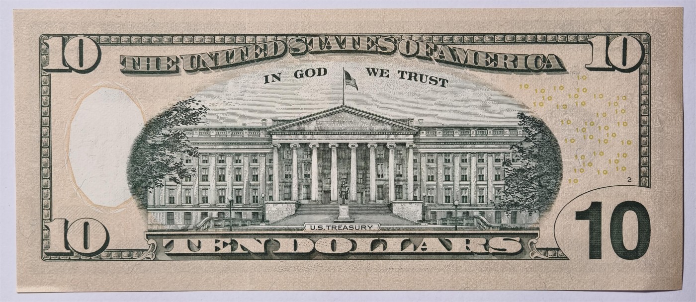 紫瑗钱币——第333期拍卖——纸币场 美国 2006年 B版 无序列 亚历山大·汉密尔顿 10美元 彩色版 UNC