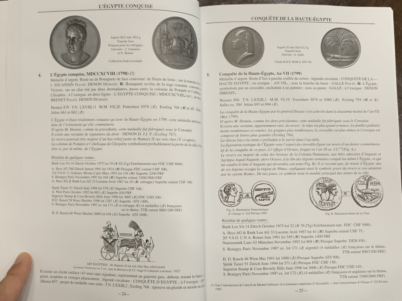 《竞宝斋》第252场-周日，周一2场连拍 (全场包邮) 拿破仑远征埃及时期币章目录，各种拿破仑埃及章的名誉品均有详细的背景介绍，内容非常丰富。