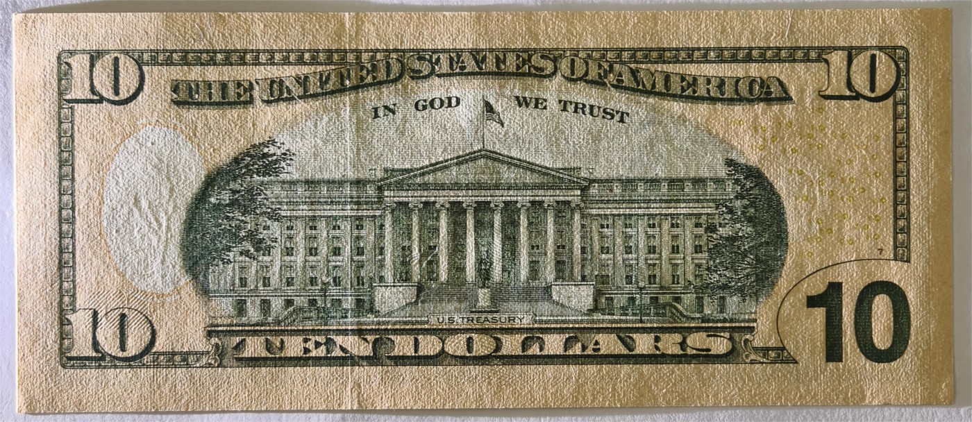 紫瑗钱币——第333期拍卖——纸币场 美国 2006年 B版 无序列 亚历山大·汉密尔顿 10美元 彩色版 UNC