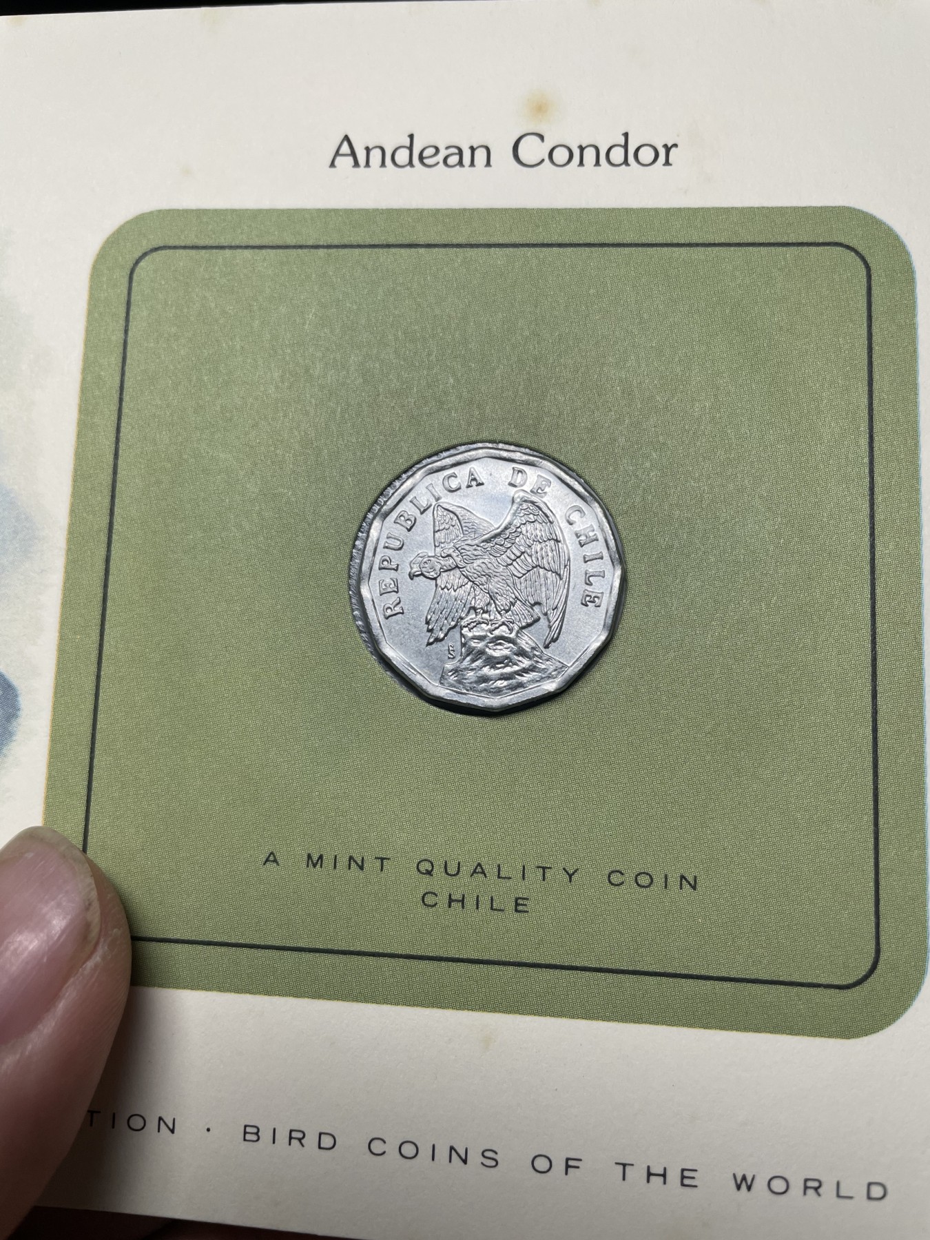 2024年集古藏今外币拍卖第三期-第1场—硬币上的鸟类专场（总第21拍） 1979年智利10分—兀鹰