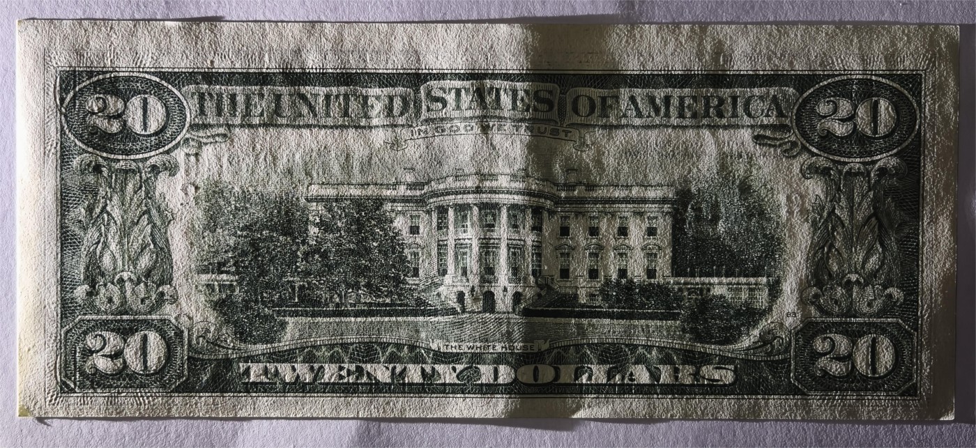 紫瑗钱币——第333期拍卖——纸币场 【双尾8】美国 1988年 B版 A序列 安德鲁·杰克逊 20美元 小头版 UNC-