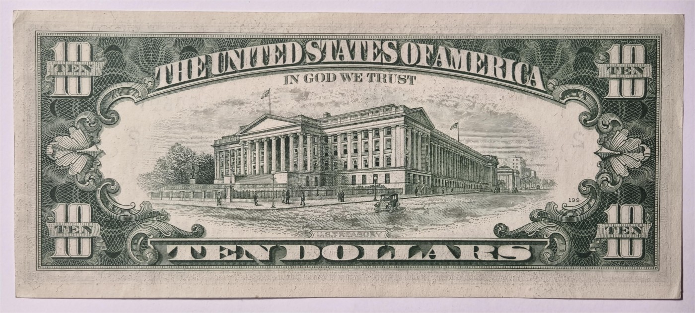 紫瑗钱币——第333期拍卖——纸币场 美国 1969年 B版 C序列 亚历山大·汉密尔顿 10美元 小头版 UNC-